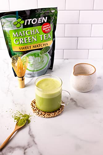 Ito En Matcha Green Tea, Sweet Powder, 17.5 Ounce (Pack of 1), Sweetened Green Tea Powder from Ito En (North America) Inc.