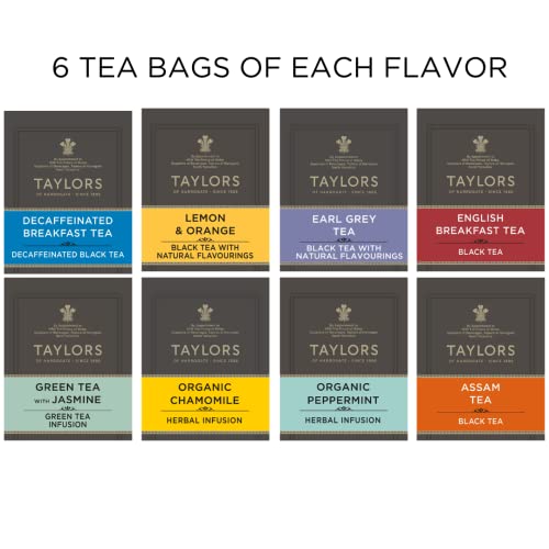 Taylors of Harrogate Assorted Specialty Teas Box , 48 count (Pack of 1) by Brands of Britain, LLC - Taylors of Harrogate
