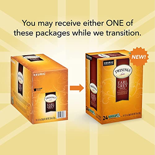Twinings of London Earl Grey Tea K-Cups for Keurig, 24 Count by Twinings