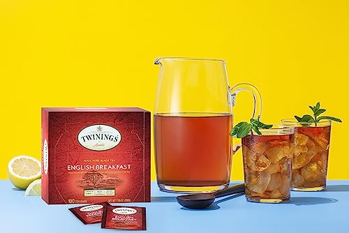 Twinings of London English Breakfast Black Tea Bags, 100 Count (Pack of 1) by Twinings