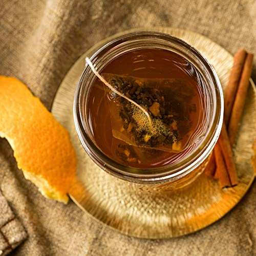 Harney & Sons Hot Cinnamon Spice Tea Tin - Black Tea with Orange & Sweet Clove - 2.67 Ounces, 30 Sachets from Harney & Sons
