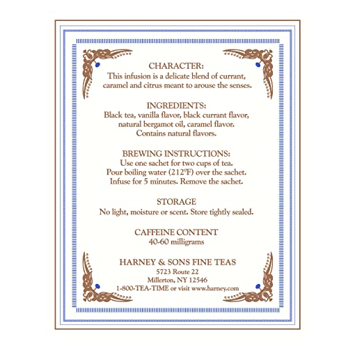 Harney & Sons Paris, Black Tea, 20 Sachets from Harney & Sons
