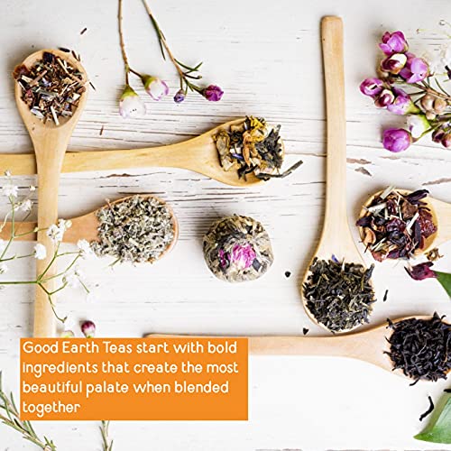 Good Earth Herbal & Black Tea, Sweet & Spicy, 18 Count Tea Bags (Pack of 6) (Packaging May Vary) from Tata Global Beverages