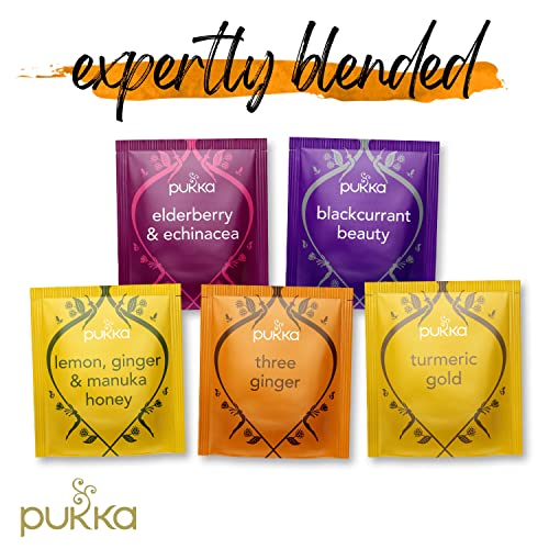Pukka Herbs | Support Tea Selection Box | Eco Friendly Gift | Ideal Birthday, Thank You or Thinking Of You Gift | Perfect For Feeling Strong | 45 Sachets | 5 Flavours from AmazonUs/UNDA7