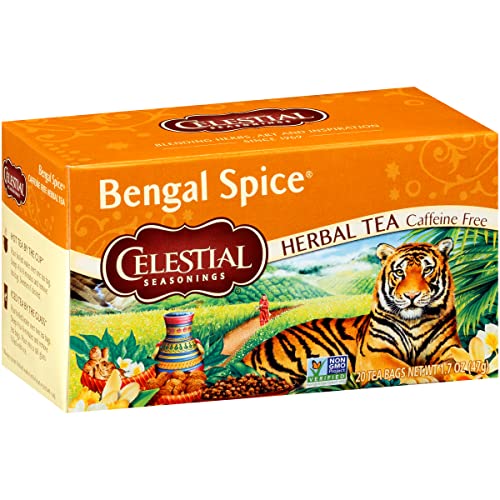 Celestial Seasonings Herbal Tea, Bengal Spice, Caffeine Free, 20 Tea Bags (Pack of 6) by Celestial Seasonings