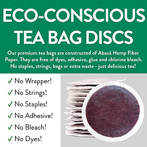 Organic Hibiscus Tea Bags | 100 Tea Bags | Eco-Conscious Tea Bags in Kraft Bag | Raw from Egypt | by FGO from FGO