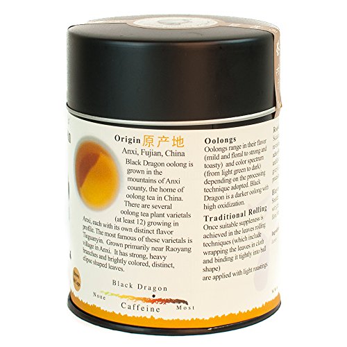 The Tao of Tea, Black Dragon Oolong Tea, Loose Leaf, 3.5 Ounce Tin from The Tao of Tea