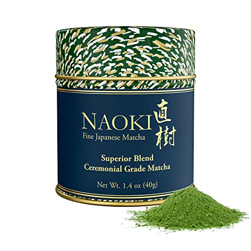 Naoki Matcha Superior Ceremonial Blend â Authentic Japanese First Harvest Ceremonial Grade Matcha Green Tea Powder from Uji, Kyoto (40g / 1.4oz) from Naoki