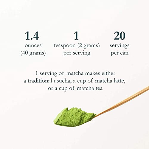 Naoki Matcha Superior Ceremonial Blend â Authentic Japanese First Harvest Ceremonial Grade Matcha Green Tea Powder from Uji, Kyoto (40g / 1.4oz) from Naoki