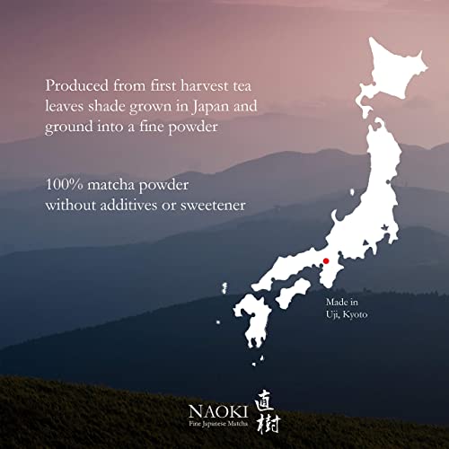 Naoki Matcha Superior Ceremonial Blend â Authentic Japanese First Harvest Ceremonial Grade Matcha Green Tea Powder from Uji, Kyoto (40g / 1.4oz) from Naoki