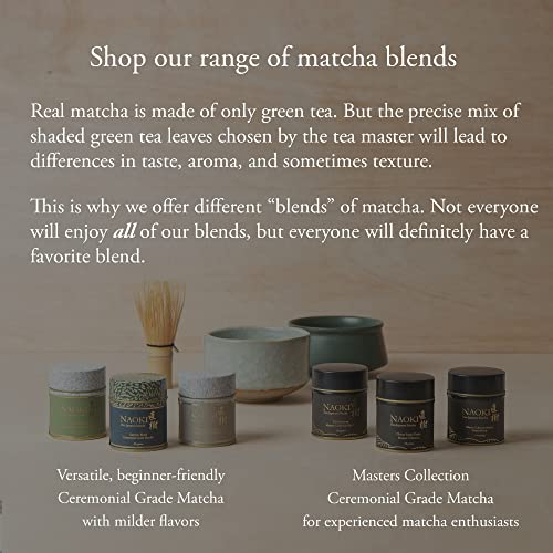 Naoki Matcha Superior Ceremonial Blend â Authentic Japanese First Harvest Ceremonial Grade Matcha Green Tea Powder from Uji, Kyoto (40g / 1.4oz) from Naoki