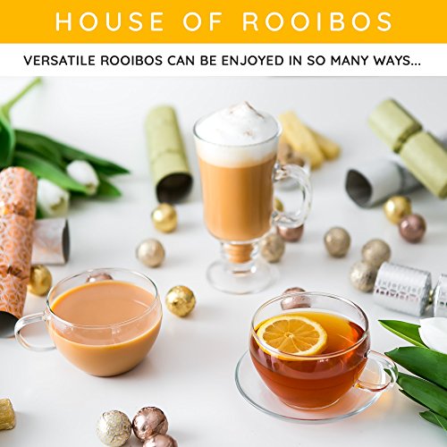 Rooibos Tea Organic Herbal Tea - 80 Bags of Caffeine Free Healthy Red Tea from the HOUSE OF ROOIBOS from House of Rooibos