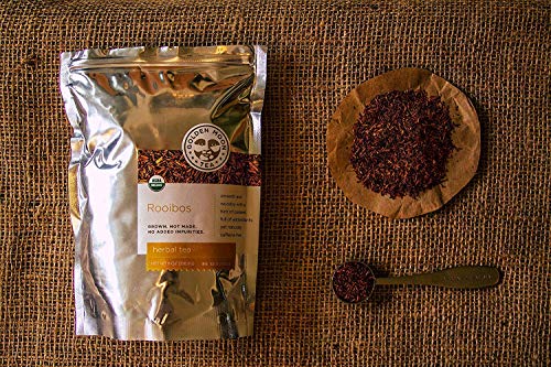 Golden Moon Organic Rooibos (192 Servings) Loose Leaf Long Cut Tea by Golden Moon Tea