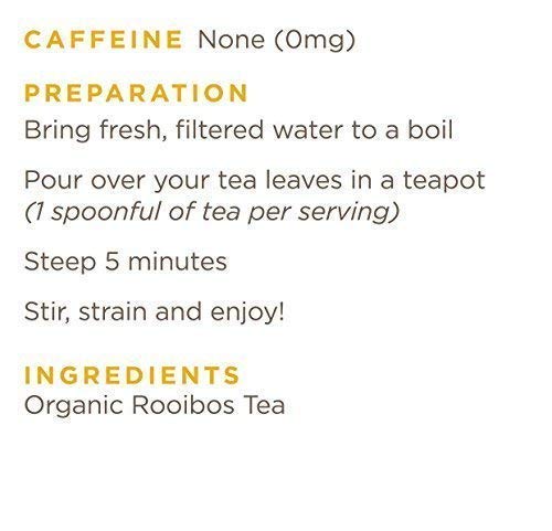 Golden Moon Organic Rooibos (192 Servings) Loose Leaf Long Cut Tea by Golden Moon Tea