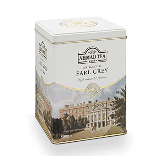 Ahmad Tea Earl Grey Aromatic Loose Tea, Ceylon Caddy, 17.6 Oz from Ahmad Tea