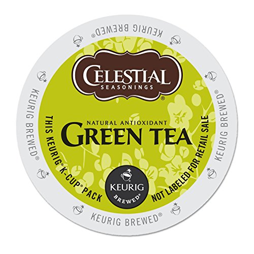 Celestial Seasonings Authentic Green Tea, K-Cup Portion Pack for Keurig K-Cup Brewers, 24-Count from Celestial Seasonings
