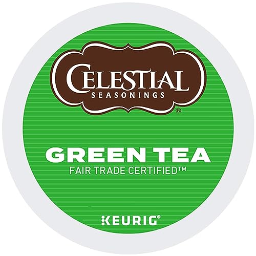 Celestial Seasonings Authentic Green Tea, K-Cup Portion Pack for Keurig K-Cup Brewers, 24-Count from Celestial Seasonings