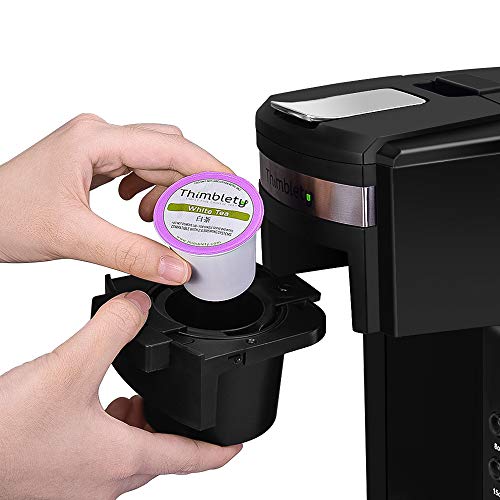 Thimblety White Tea for K-Cups Brewers, Chinese Silver Needle White Tea for Wellness & Relief Support, White Tea Pods, White Tea Capsule, Sugar-Free, Carb-Freeï¼Zero Calorie by Thimblety