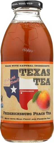 Texas Tea Fredericksburg Peach Tea, 16 Fluid Ounce - 12 per case. by Texas Tea