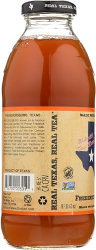 Texas Tea Fredericksburg Peach Tea, 16 Fluid Ounce - 12 per case. by Texas Tea