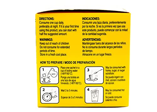 SmileMore Pinalim Tea/Te de Pinalim Mexican Version- Pineapple, Flax, Green Tea, White Tea - 30 Day Supply from 