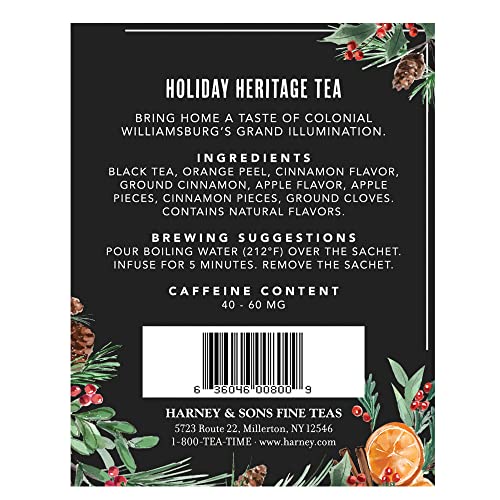 Harney & Sons Holiday Heritage Colonial Williamsburg Blend by Harney & Sons