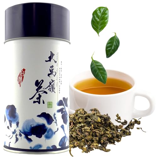 Oolong Loose Leaf Tea, Yummy, Soothing, and Relaxing Taiwan High Mountain Tea with Bulk Tea Tin by Formosa Fresh