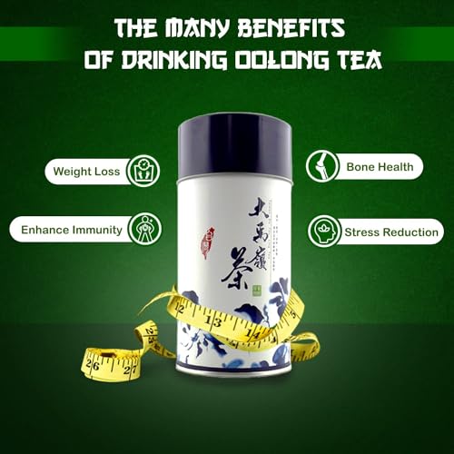 Oolong Loose Leaf Tea, Yummy, Soothing, and Relaxing Taiwan High Mountain Tea with Bulk Tea Tin by Formosa Fresh