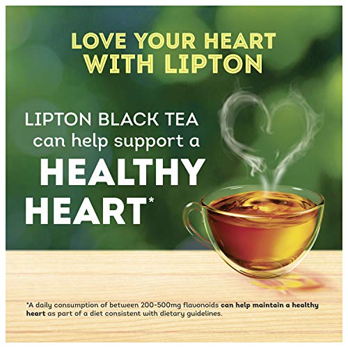 Lipton Gallon-Sized Iced Tea Bags Picked At The Peak of Freshness Unsweetened Can Help Support a Healthy Heart 48 Oz 48 Count, Standart by Unilever