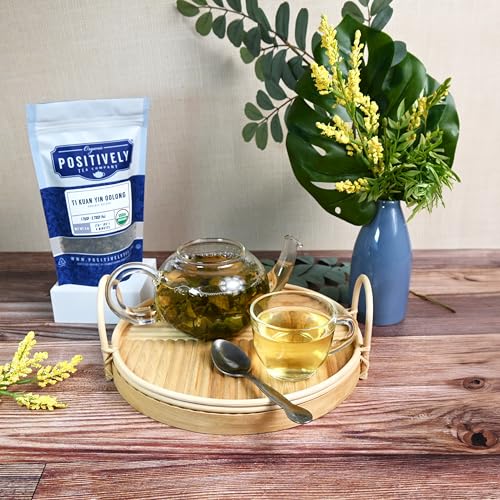 Organic Positively Tea Company, Ti Kuan Yin Oolong Tea, Loose Leaf, 16 Ounce by Organic Positively Tea Company