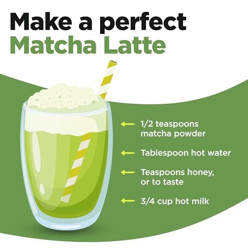 uVernal Organic Matcha Green Tea Powder - 100% Pure Matcha for Smoothies Latte and Baking Easy to Mix - 4oz by uVernal