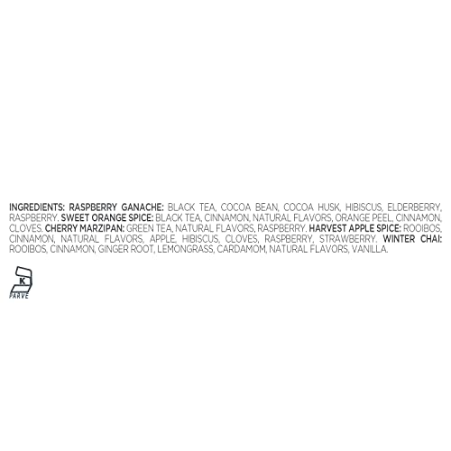 Tea Forte Single Steeps Loose Leaf Tea Sampler, Assorted Variety Tea Box, 15 Single Serve Pouches (Warming Joy - Gold Sparkle) by Tea Forte