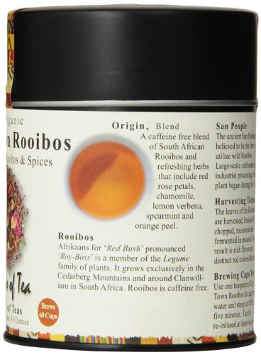The Tao of Tea, Cape Town Rooibos Tea, Loose Leaf, 4 Ounce Tin by The Tao of Tea