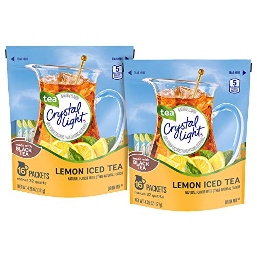 Crystal Light Iced Tea Drink Mix - Lemon - 4.26 oz - 16 ct - 2 pk from Crystal Light