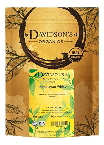Davidson's Tea Himalayan White, Bulk Tea, 16 Ounce by Davidson's Organic Teas