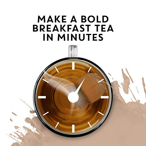 Tazo K-Cup Pods For a Bold Traditional Breakfast-Style Tea Black Tea Caffeinated Tea Morning Drink 10 ct, Pack of 6 by Tazo