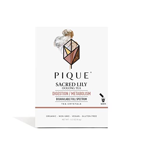 Pique Tea Organic Oolong Tea Crystals - Healthy Metabolism, Immune Support, Healthy Digestion - 1 Pack (14 Sticks) by Pique Tea