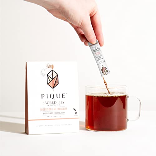 Pique Tea Organic Oolong Tea Crystals - Healthy Metabolism, Immune Support, Healthy Digestion - 1 Pack (14 Sticks) by Pique Tea