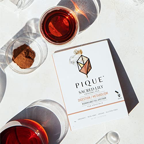 Pique Tea Organic Oolong Tea Crystals - Healthy Metabolism, Immune Support, Healthy Digestion - 1 Pack (14 Sticks) by Pique Tea