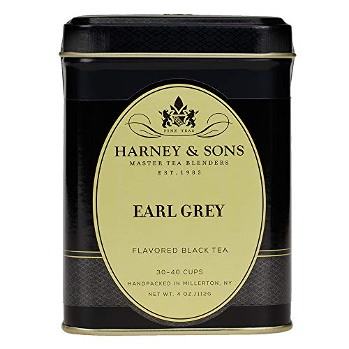 Harney & Sons Black Earl Grey Loose Leaf Tea, 4 Ounce by Harney & Sons