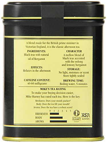 Harney & Sons Black Earl Grey Loose Leaf Tea, 4 Ounce by Harney & Sons