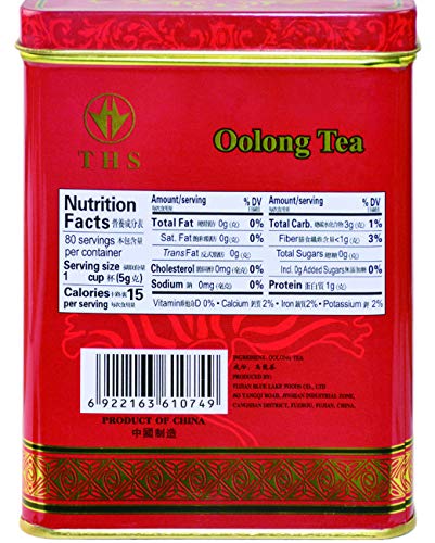 TIAN HU SHAN Premium Oolong Tea Loose Leaf 14 Ounce (400g),100% Detox Tea,Weight Loss Tea,Slimming Tea from TIAN HU SHAN