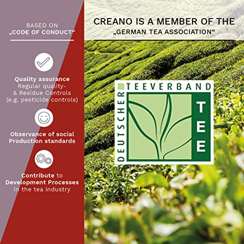 Creano Flowering Tea Mix - Blooming Tea in Elegant Gift Box White & Black Tea (6 Different Varieties Tea Roses) from Creano GmbH, In der Wanne 1, 31832 Springe, Germany