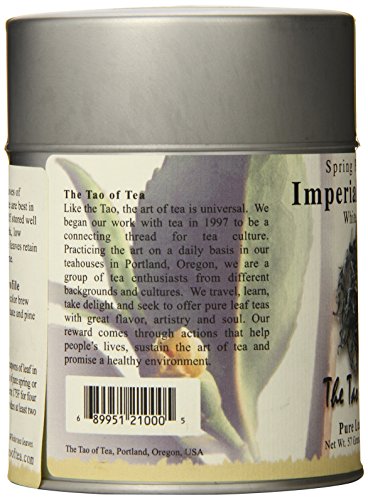 The Tao of Tea, Imperial White Tea, Loose Leaf, 1.5 Ounce Tins from The Tao of Tea