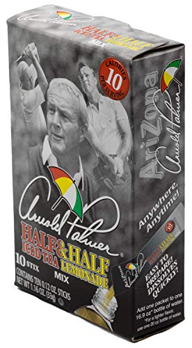 AriZona Arnold Palmer Half Lemonade Half Iced Tea Stix, 10 Count Per Box (Pack of 6), Low Calorie Single Serving Drink Powder Packets, Just Add Water for a Deliciously Refreshing Iced Tea Beverage from AriZona