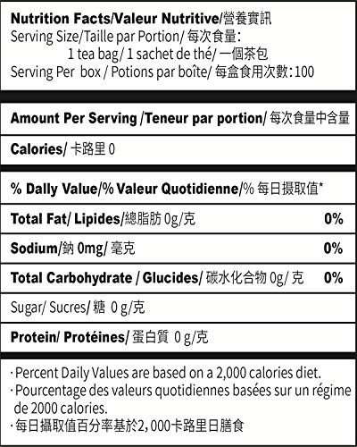 Imozai Organic Green Tea Bags 100 Count Individually Wrapped by Imozai enterprises inc