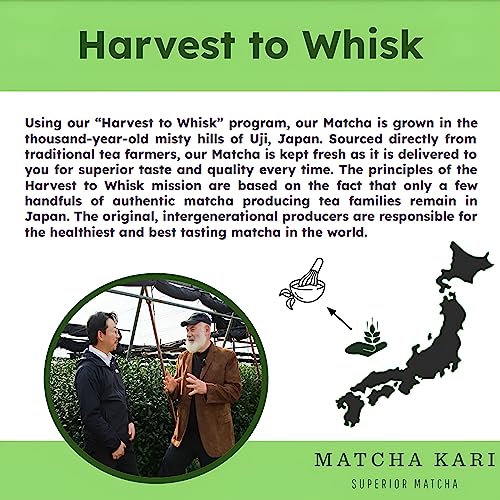 Dr. Weil Matcha Kari Superior Japanese Matcha Green Tea Sticks - Organic Ceremonial Grade Powder Single Serve Packets - 1.5 Gram Individual Packs Matcha Stick Singles (12 Sticks) by Matcha Kari