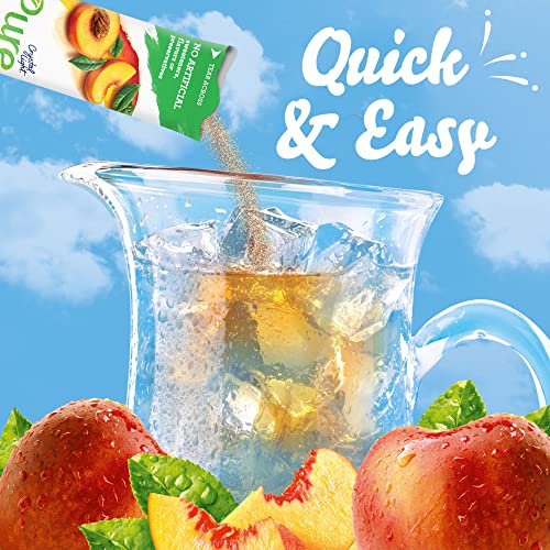 Crystal Light Pure Peach Iced Tea Naturally Flavored Powdered Drink Mix with No Artificial Sweeteners (5 ct Pitcher Packets) from Kraft-Heinz