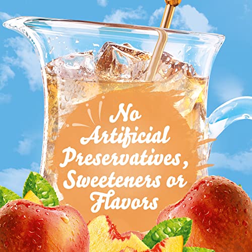Crystal Light Pure Peach Iced Tea Naturally Flavored Powdered Drink Mix with No Artificial Sweeteners (5 ct Pitcher Packets) from Kraft-Heinz
