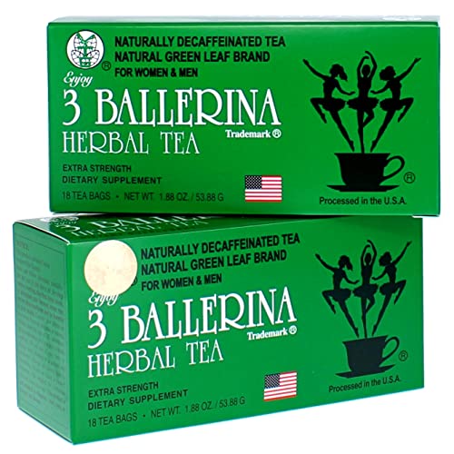3 Ballerina Dieters Tea Extra Strength - 2 Pack (36 Tea Bags) from 3 Ballerina Tea - Dieters Tea